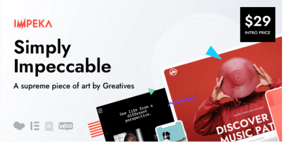 Themeforest Impeka v1.0.5 - креативная многоцелевая тема WordPress 2021 слив курса