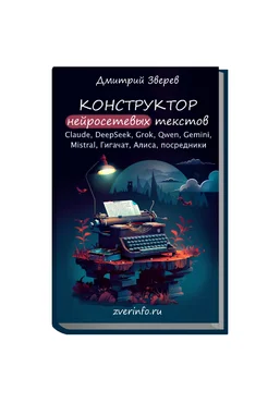 Дмитрий Зверев Конструктор нейросетевых текстов 2025 скачать слив