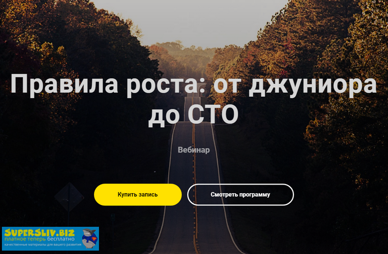 Фёдор Борщёв От джуниора до СТО. Правила построения карьеры в IT 2019 слив курса
