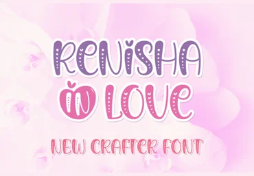 Creativefabrica Renisha in Love Font слив