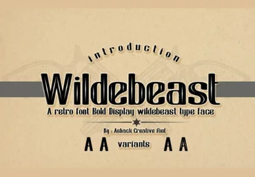 Fontbundles Wildebeast Font 2021 скачать слив