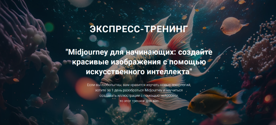 Рената Кирилина Midjourney для начинающих: создайте красивые изображения 2023 слив курса