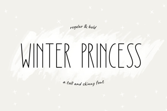 Creativefabrica Winter Princess Font слив курса
