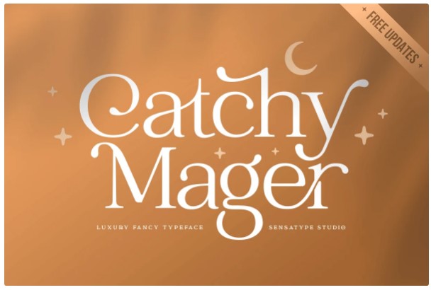 Creativemarket Catchy Mager Font 2021 слив курса