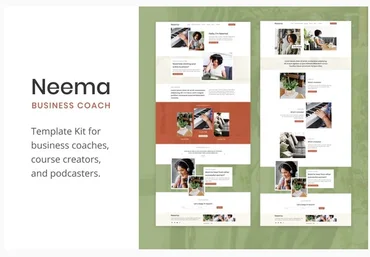 Themeforest Neema - Business Coach Elementor Template Kit слив