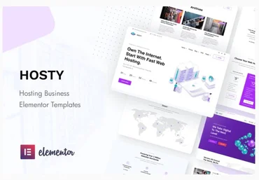 Themeforest Hosty - Hosting Services Elementor Template Kit слив