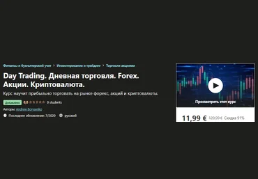 Andrew Borysenko Day Trading. Дневная торговля. Forex. Акции. Криптовалюта 2020 слив