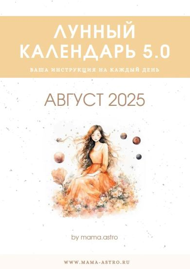 mama.astro Лунный календарь 5.0. Ваш инструмент на каждый день Август 2025 слив курса