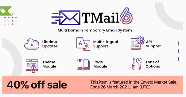 Codecanyon TMail - Multi Domain Temporary Email System слив курса