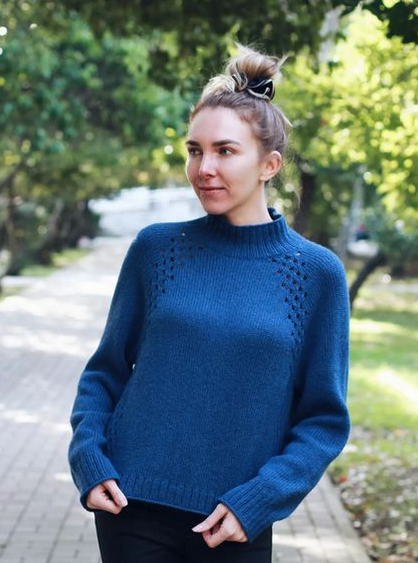 Евгения Дегтярева efgesha_knits Свитер Aspen 2022 слив курса