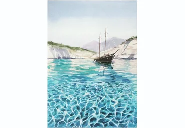 Морской пейзаж. Акварельная живопись - Калачева 2016 слив