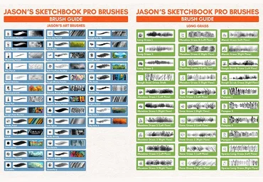 Creativemarket Jason's SketchBook Pro Brushes скачать слив