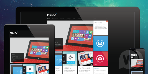 Joomlart JA Mero v1.1.5 - бизнес шаблон в стиле METRO для Joomla слив курса