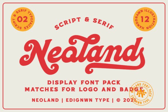Creativefabrica Neoland Font 2021 слив курса