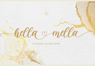 Creativefabrica Hella Mella Font слив