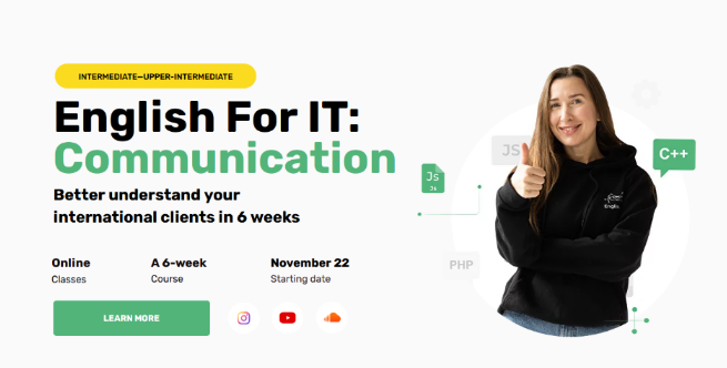Анна Гандрабура EnglishForITEnglish For IT: Communication 2022 слив курса