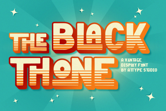 Creativefabrica The Black Thone Font слив курса