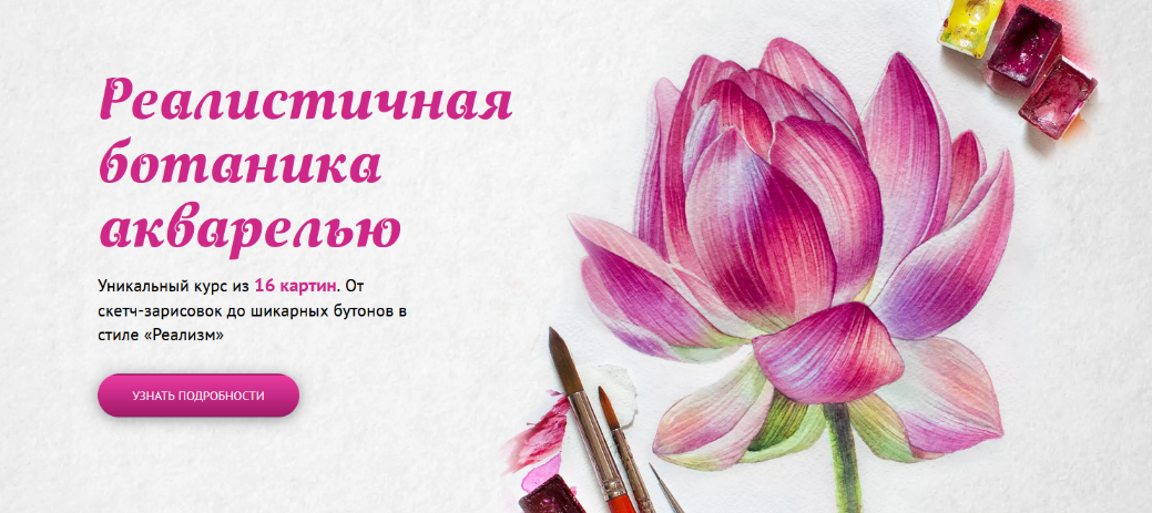 Маргарита Асташова Реалистичная ботаника акварелью. Тариф Теория 2024 слив курса