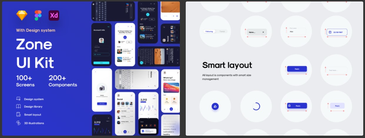 UI8 Zone App UI Kit 2020 слив курса