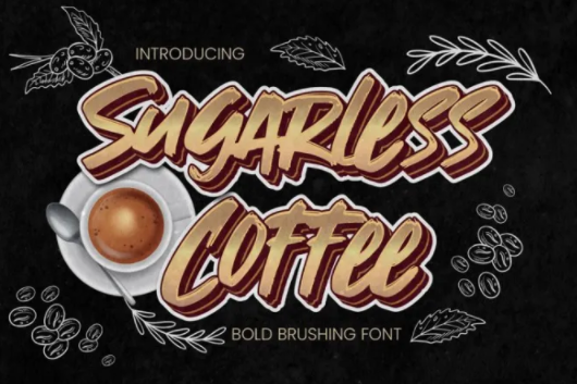 Fontbundles Sugarless Coffee Font 2021 слив курса