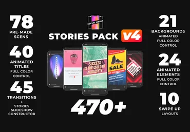 Videohive Анимированные шаблоны для Instagram Stories 2018 слив