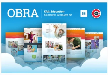 Themeforest Obra - Kids Education & School Template Kit слив
