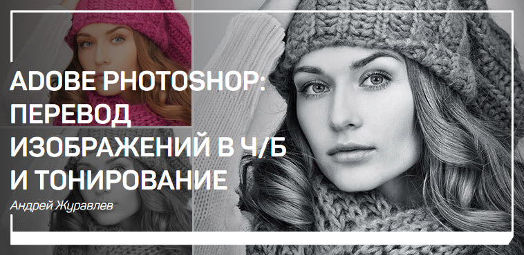 Adobe Photoshop: перевод изображений в Ч/Б и тонирование - Журавлев 2018 слив курса