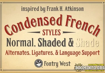 Creativemarket FHA Condensed French Font слив