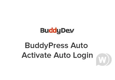 Buddydev BuddyPress Auto Activate Auto Login v1.5.3 слив
