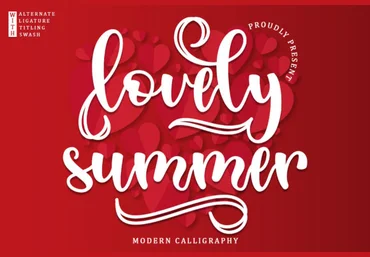 Creativefabrica Lovely Summer Font 2021 слив