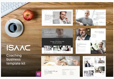 Themeforest Isaac - Business Coaching Elementor Template Kit слив