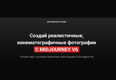 Илья Филиппов Создай реалистичные, кинематографичные фотографии с Midjorney v6 2024 слив