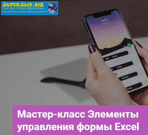 Кристина Калугина Элементы управления формы Excel 2019 слив курса