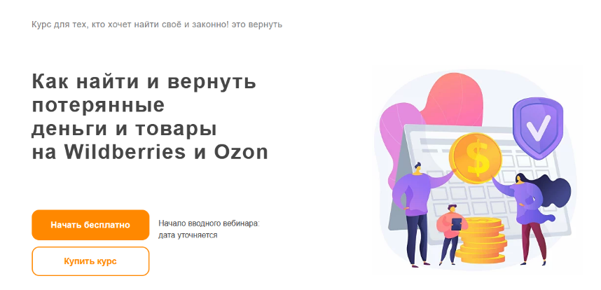 Ефим Алдухов goOMNI Как найти и вернуть потерянные деньги и товары на Wildberries и Ozon 2022 слив курса