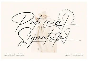 Creativefabrica Patricia Signature Font 2021 слив