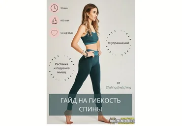 alinastretching Гайд на гибкость спины 2021 слив