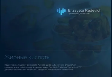 Елизавета Радевич Гайд «Жирные кислоты» 2021 слив