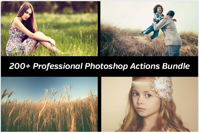 Mightydeals 200+ Photoshop Actions for Portrait Photos 2020 слив курса