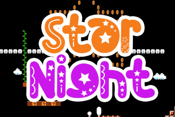 Creativefabrica Star Night Font слив курса