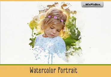 Creativemarket Watercolor Portrait Photo Masks скачать слив