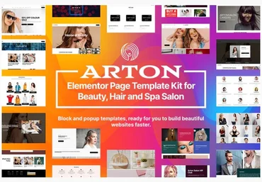 Themeforest Arton - Beauty & Spa Salon Template Kit слив