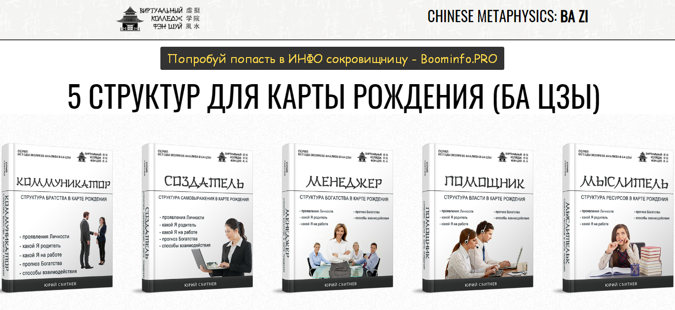 Юрий Сбитнев 5 структур для карты рождения ба цзы Полный комплект из 5 частей 2021 слив курса