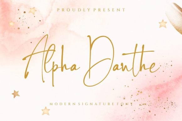 Creativefabrica Alpha Danthe Font слив курса