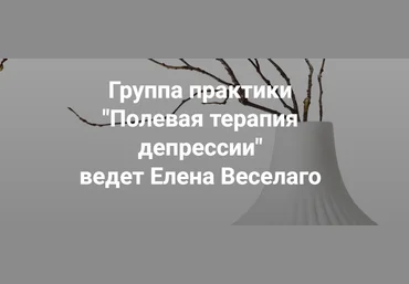 Институт Открытого поля Елена Веселаго ― Группа практики «Полевая терапия депрессии» 2025 скачать слив