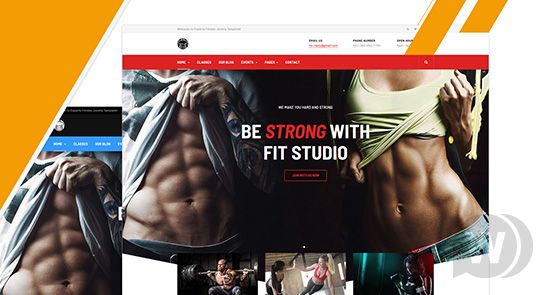 Joomlart JA Fit v1.0.3 - спортивный шаблон для Joomla слив курса