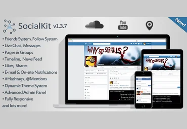 Codecanyon SocialKit - Social Networking Platform v.1.3.7 слив