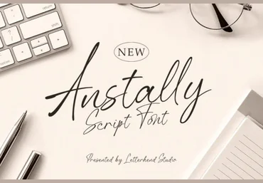 Creativefabrica Anstally Script Font 2021 слив