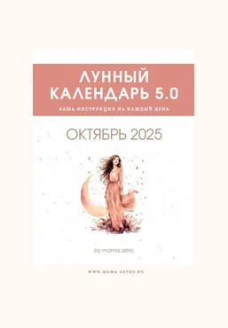 mama.astro Лунный календарь 5.0. Ваш инструмент на каждый день Октябрь 2025 скачать слив