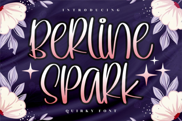 Creativefabrica Berline Spark Font 2021 слив курса
