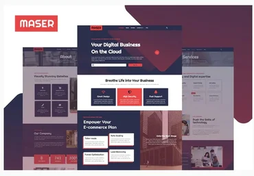 Themeforest Maser - Web Design Agency Elementor Template Kit слив